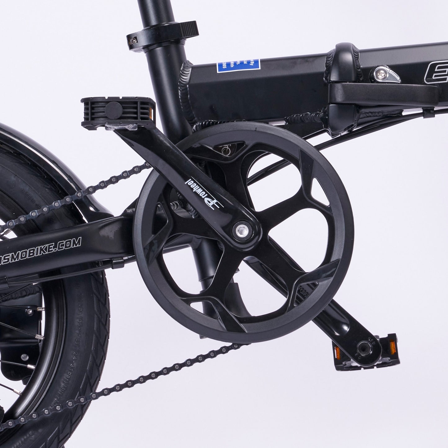 Ecosmo 16″ Alloy Folding Bike – Black