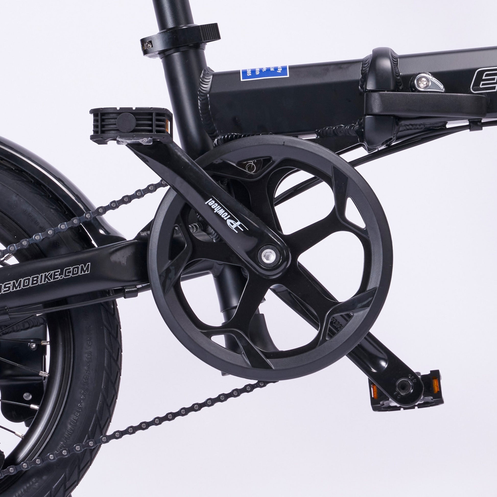 Ecosmo 16″ Alloy Folding Bike – Black