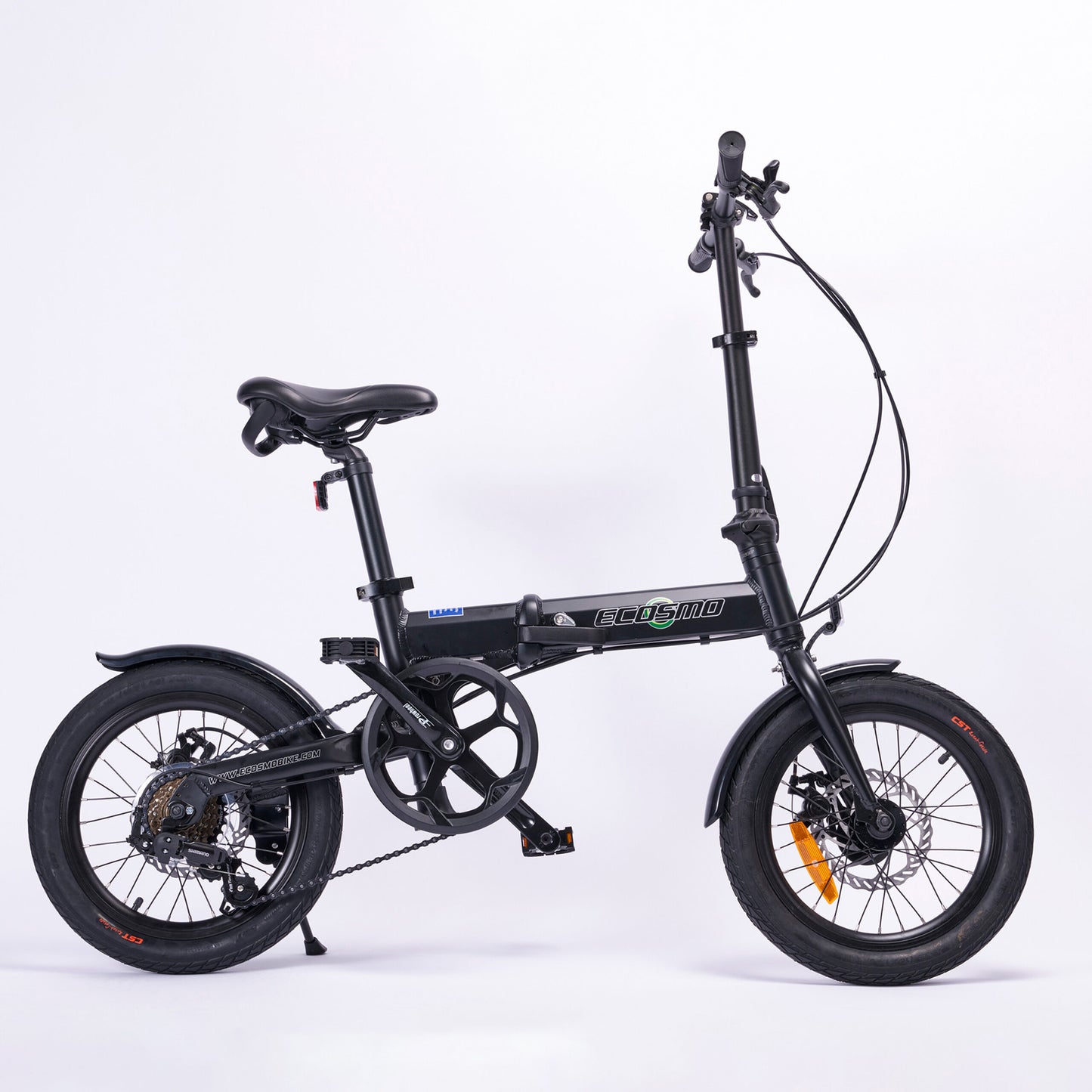 Ecosmo 16″ Alloy Folding Bike – Black