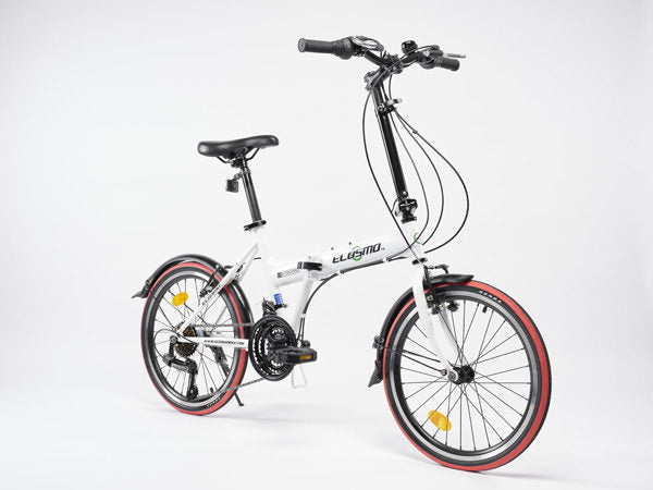 Ecosmo Commuter Folding Bike – White