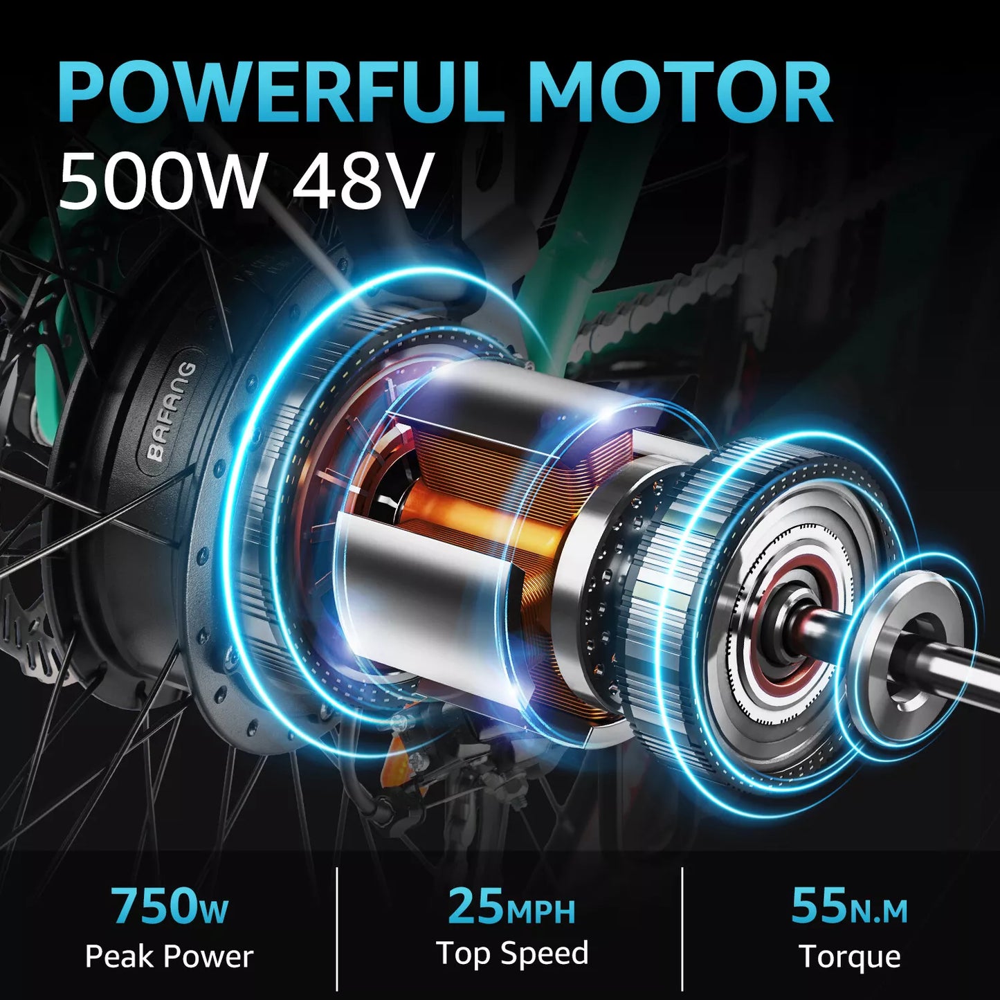 TWSWAY Walker Electric Bike - Powerful Motor