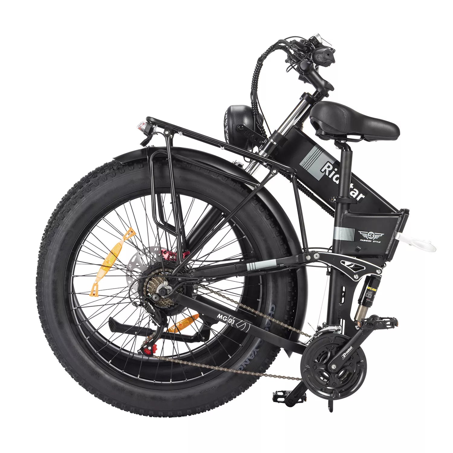 26" Folding Ebike 48V 20Ah 26x 4" Fat Tyre Electric Off Road MTB Bike, 21 SP SHIMANO -H26R