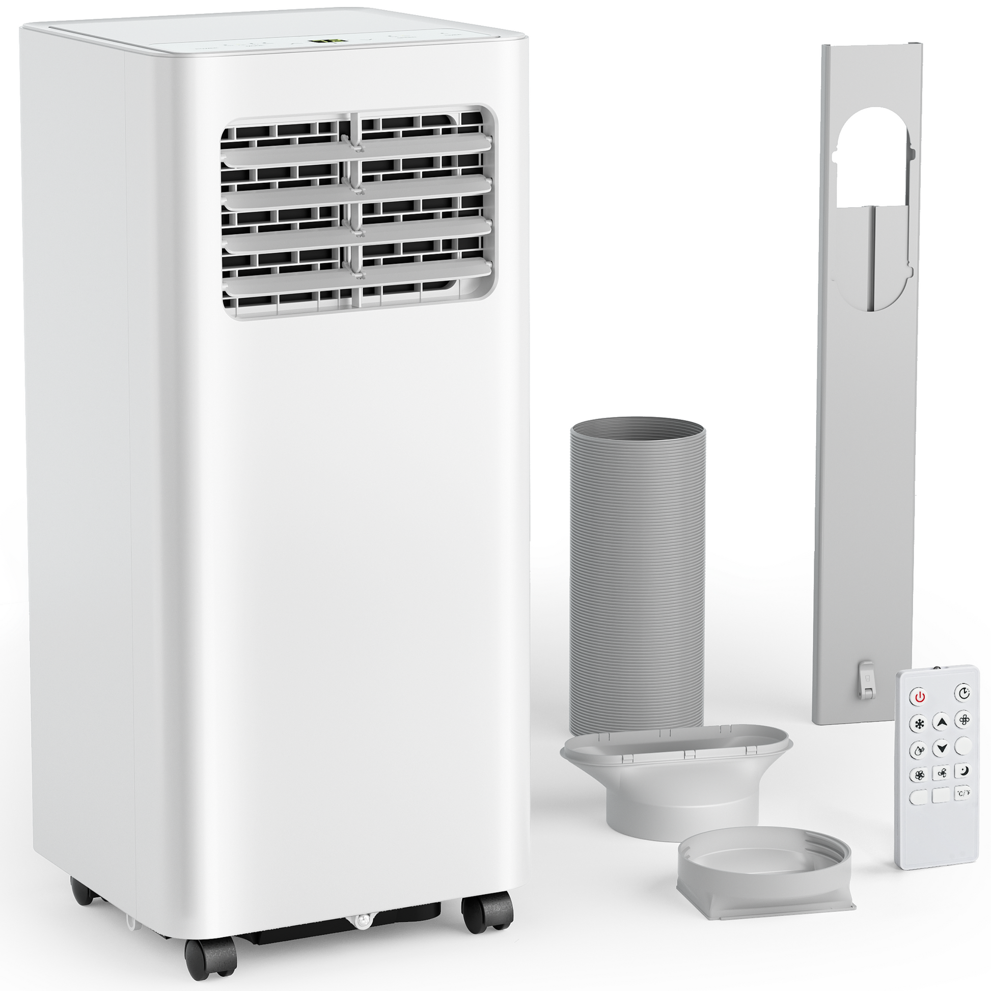 Portable Air Conditioner 9000 BTU,3-In-1 Cooling AC with Dehumidifier, Fan, Sleep modes-AC9k