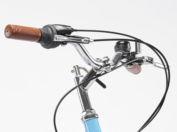 Ecosmo Folding Ladies Bike With Basket – Blue