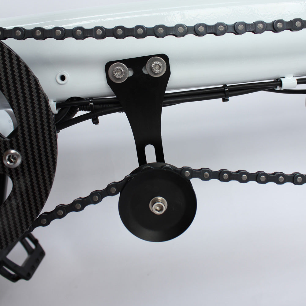 Folding Electric Tandem Bike - Jockey Wheel