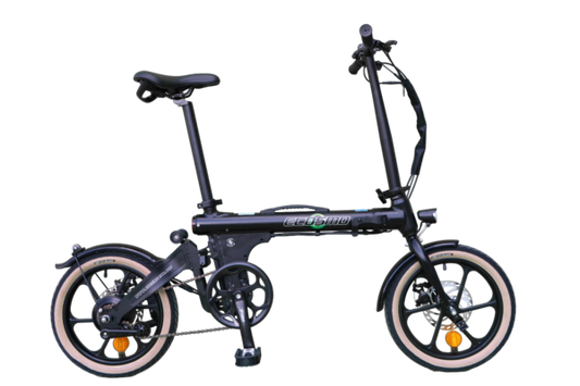 16″ Commuter Ebike 3 way Folding, 250W 36V, Disc Brakes-E16AF03BL