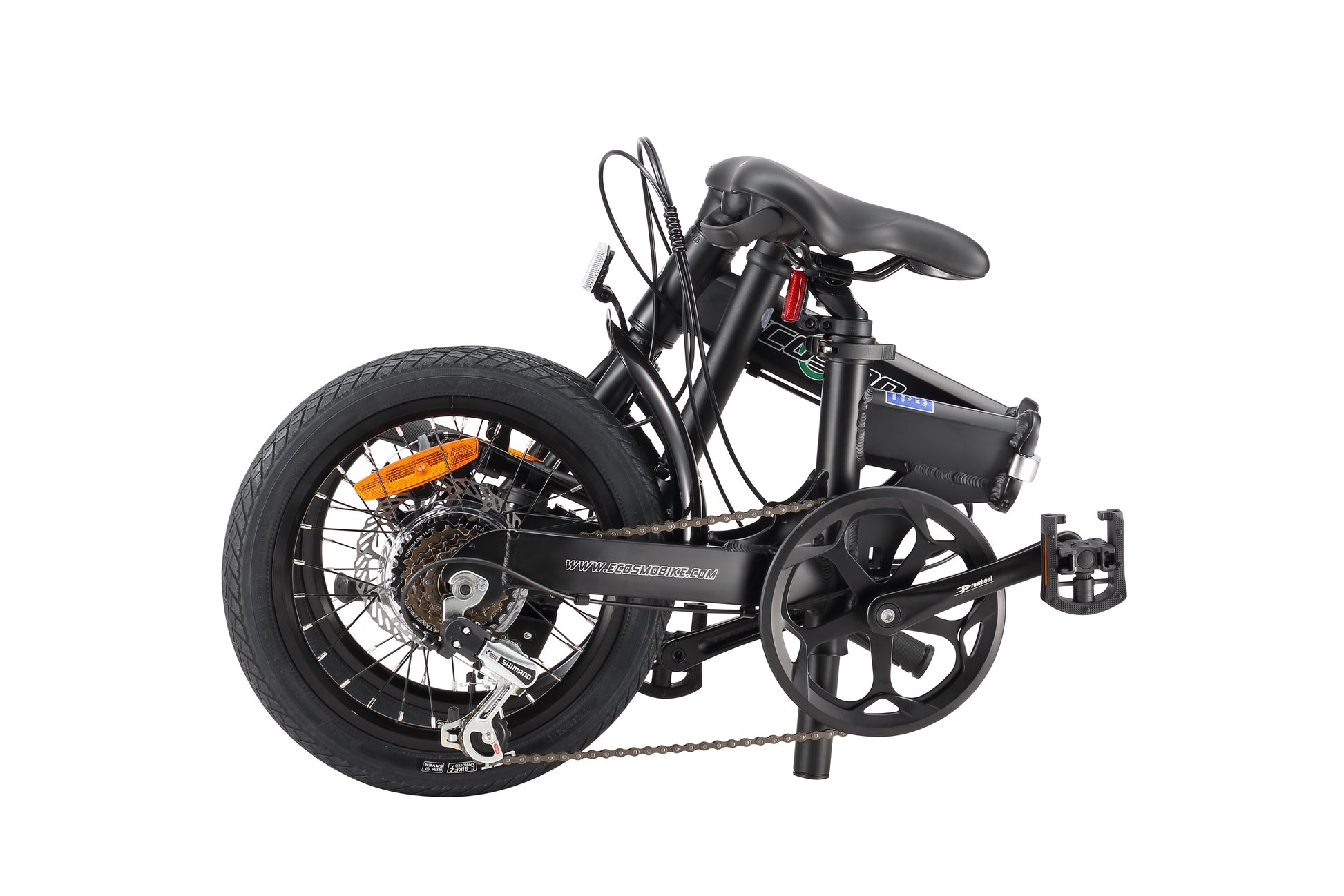 Ecosmo 16″ Alloy Folding Bike – Black