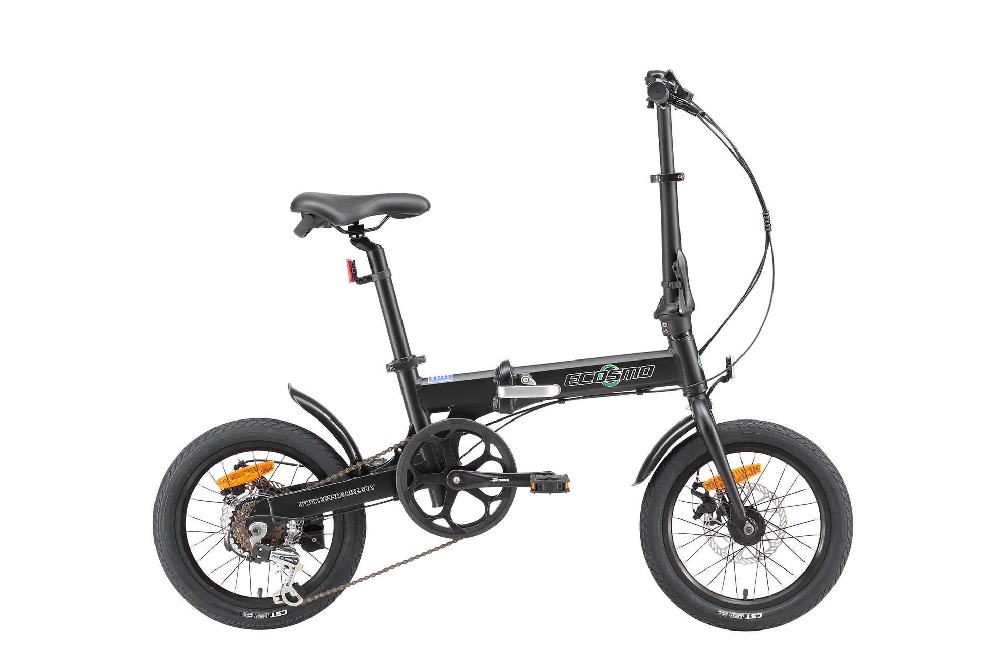 Ecosmo 16″ Alloy Folding Bike – Black