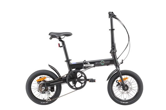 Ecosmo 16″ Alloy Folding Bike – Black