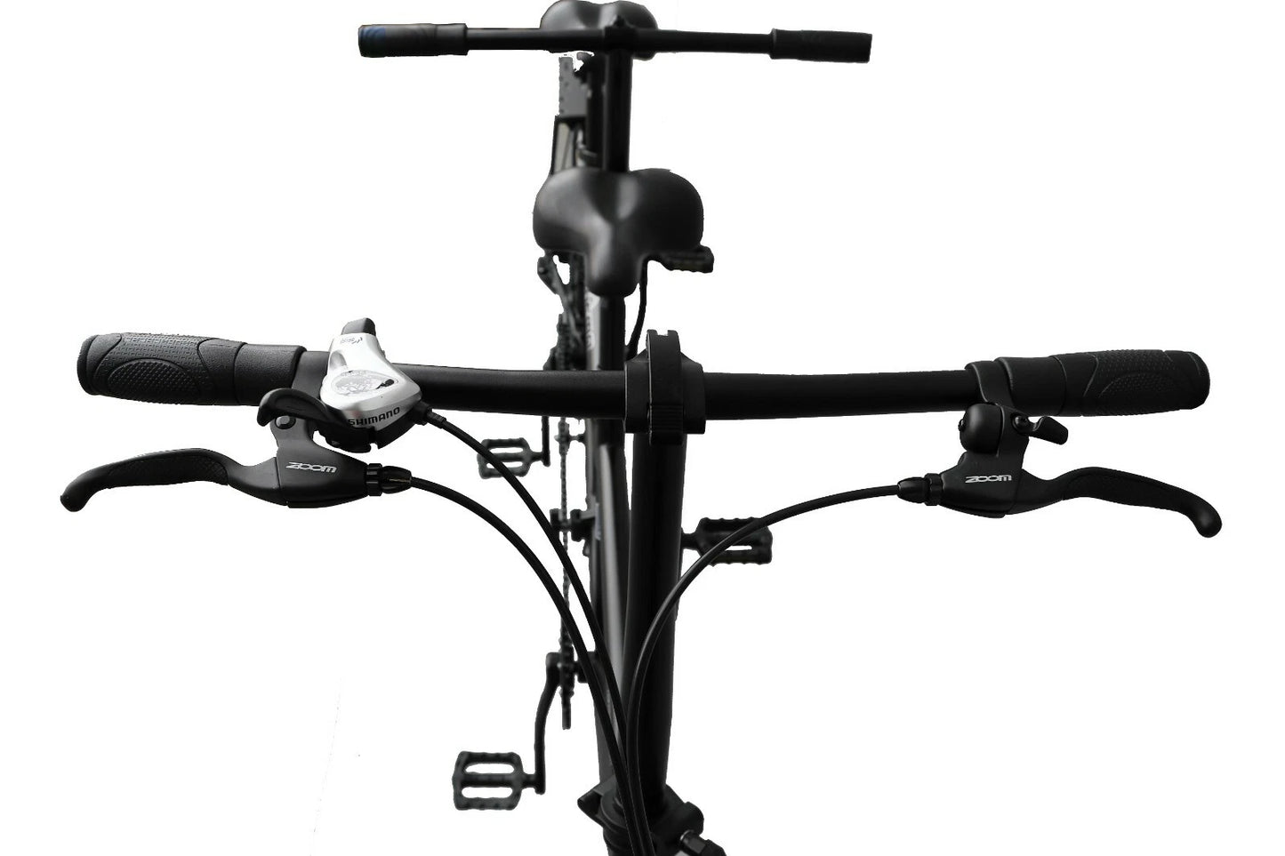 Ecosmo 20" Folding Tandem Bike (pedal independently),7SPShimano, Disc Brakes - 20TF01BL