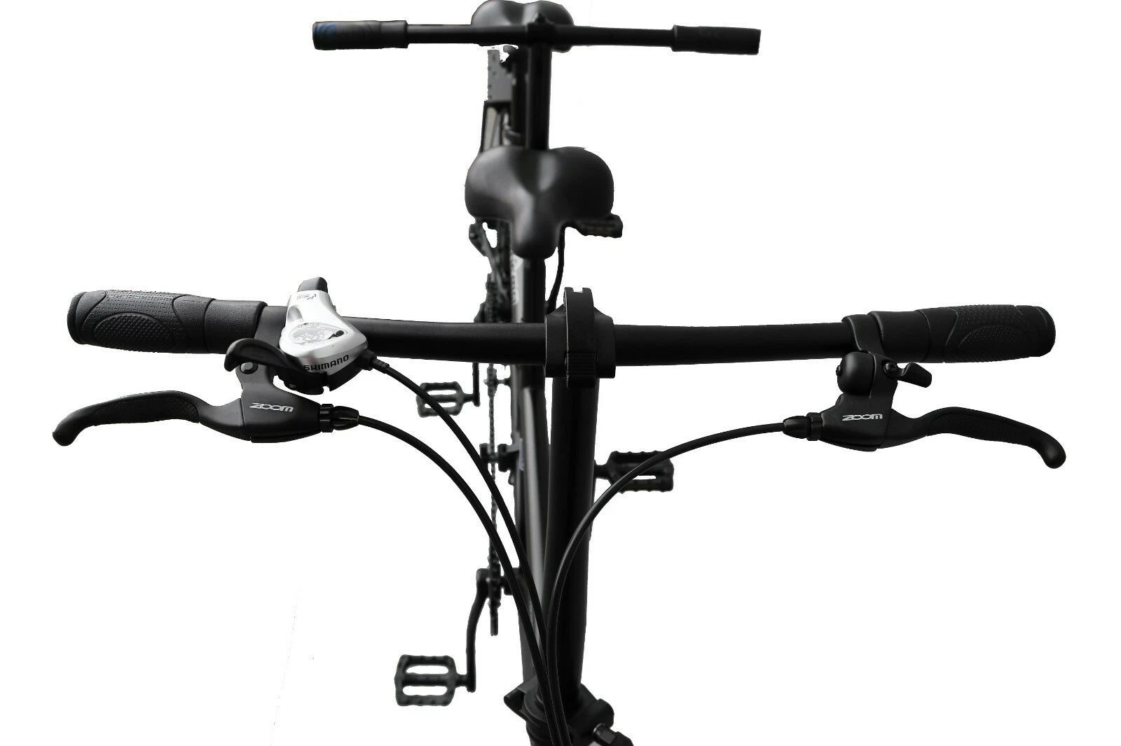 Ecosmo 20" Folding Tandem Bike (pedal independently),7SPShimano, Disc Brakes - 20TF01BL