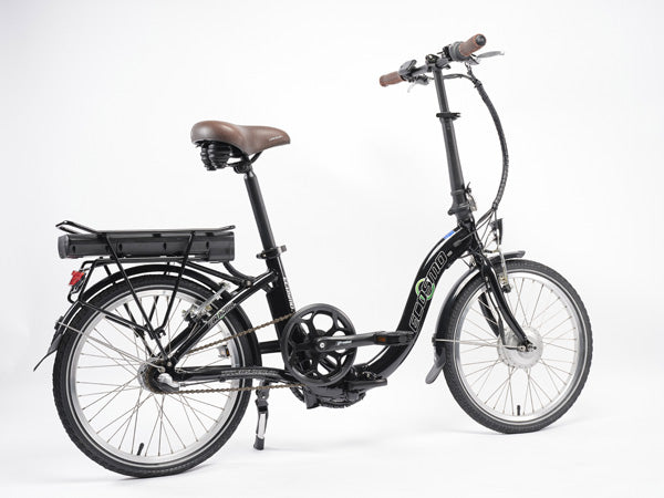 Ecosmo 20″ Alloy Folding Electric Ladies Bike – Black