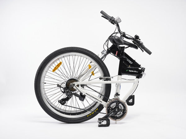 Ecosmo 26″ Alloy Folding Mountain Bike – Black/White