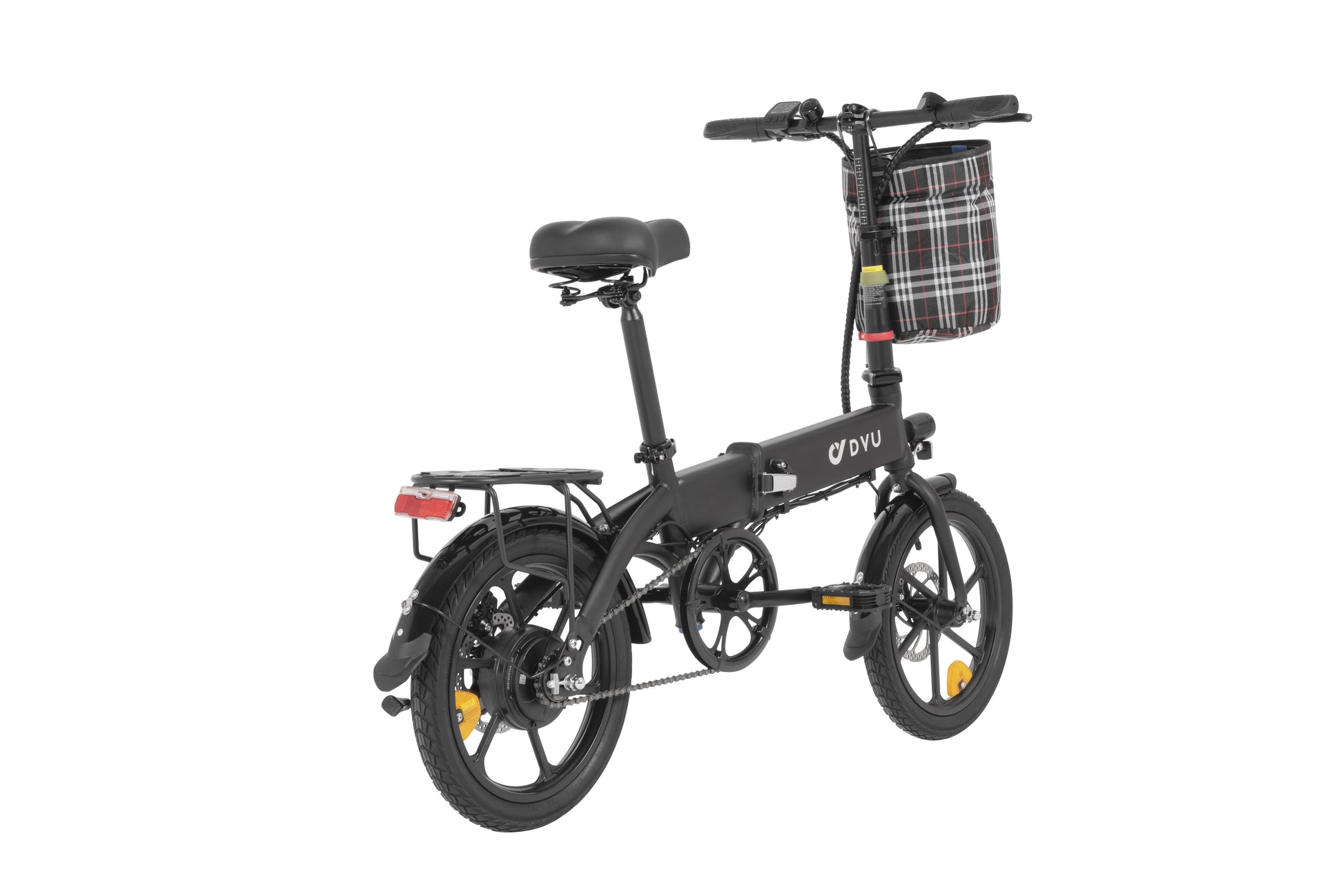 DYU Ebike Electric Bicycle 16" Folding bike, DISC Brakes, 250W,36V 7.5AH - A1F Pro Display