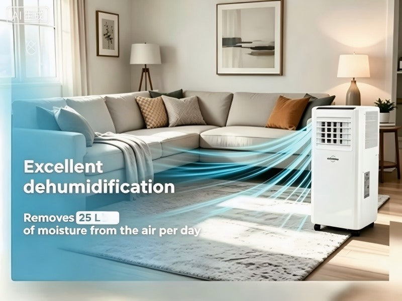 Excellent dehuidification - Portable Air Conditioner