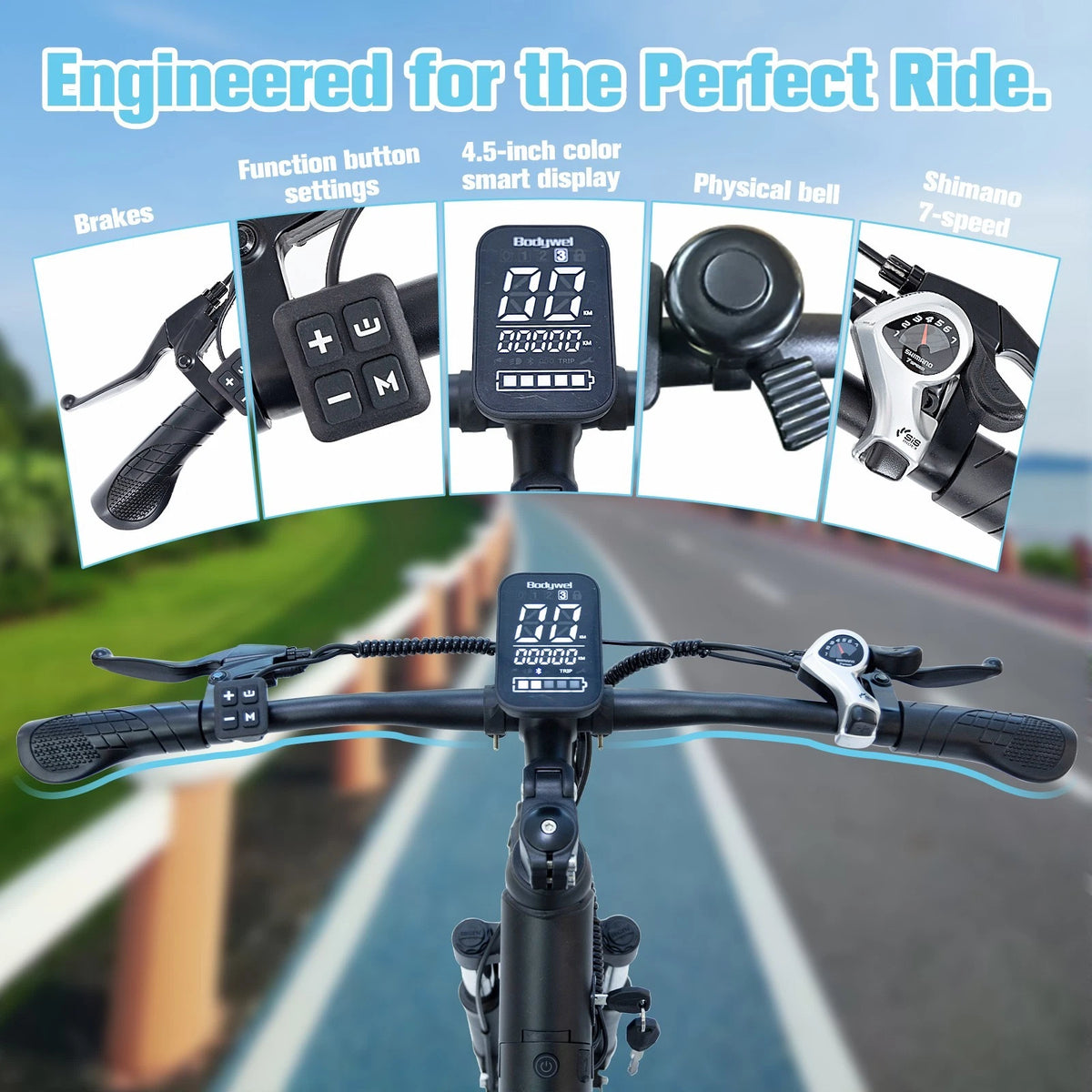 26" Step through City bike Shimano 7 Speed 250W motor
