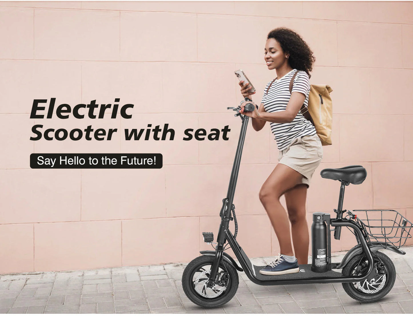 Electric Scooter with Seat