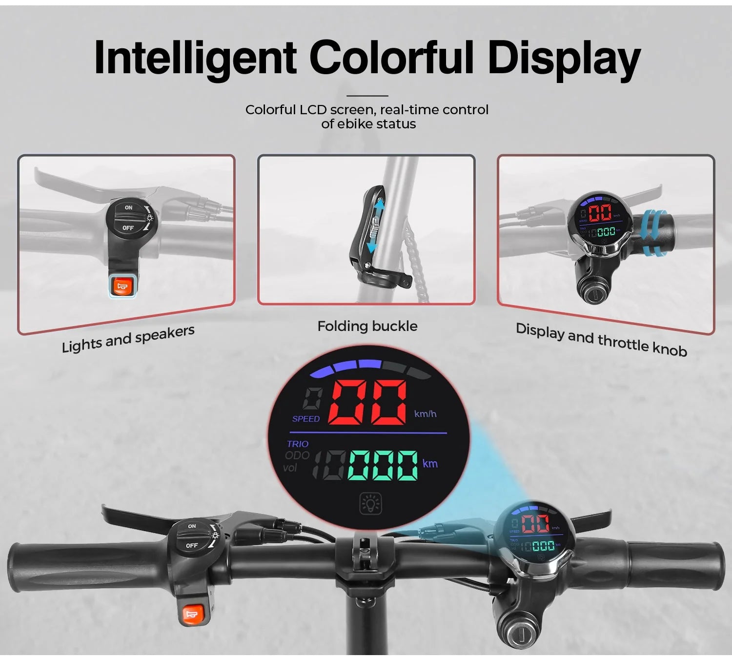 Intelligent Colorful Display - Ebike LCD