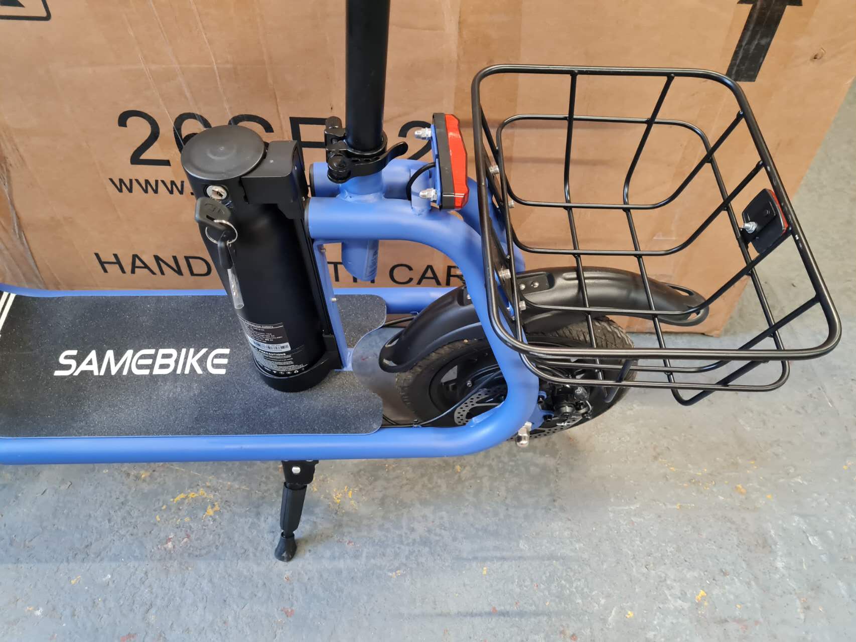 Samebike - 12" Electric Scooter with Seat Adult 350W motor