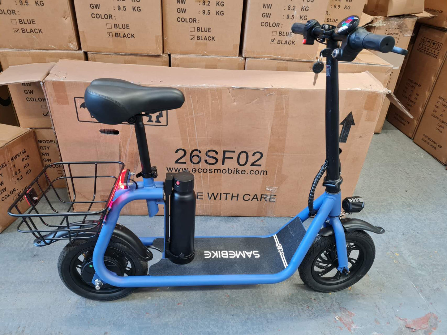 12" Electric Scooter with Seat Adult 350W motor SamEBike