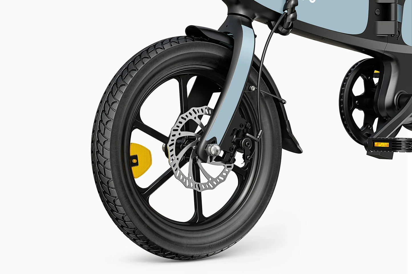 16" All Terrain Folding Magnesium Alloy Electric Bicycle E-bike, 250W (Peak 500W)  Motor, 48V 7.5Ah Lithium Battery, Max 25km/h, 25-45KM Long Mileage, 16×2.5" Comfort Tire-C2,On Clearance £300 off