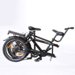 Ecosmo Folding Tandem Bike – Black