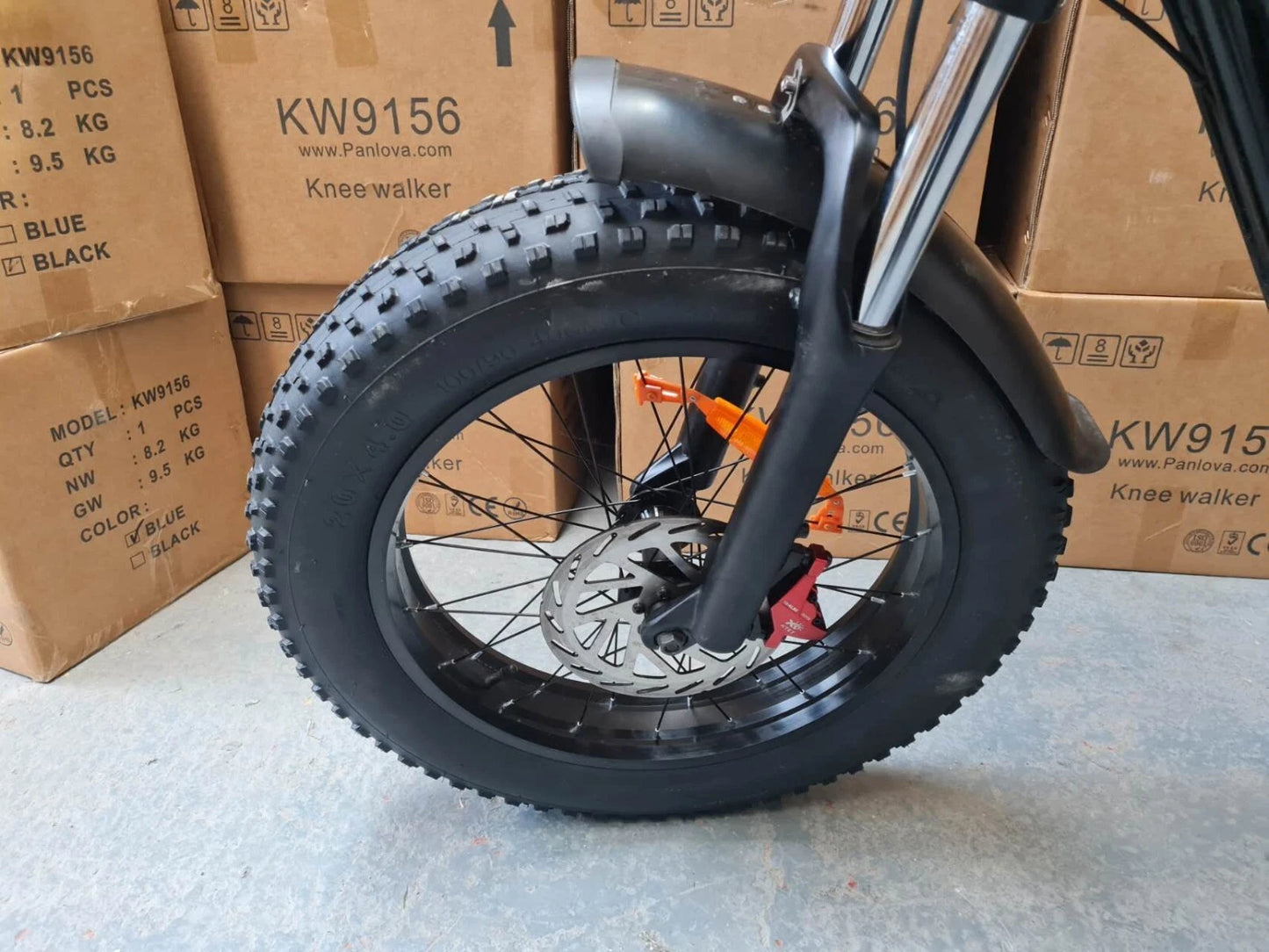 20 x 4" Fat Tyre Ebike 1000w Motor 48V 15.6Ah  Electric MTB Bike Dual Disc with Rack-Q20R