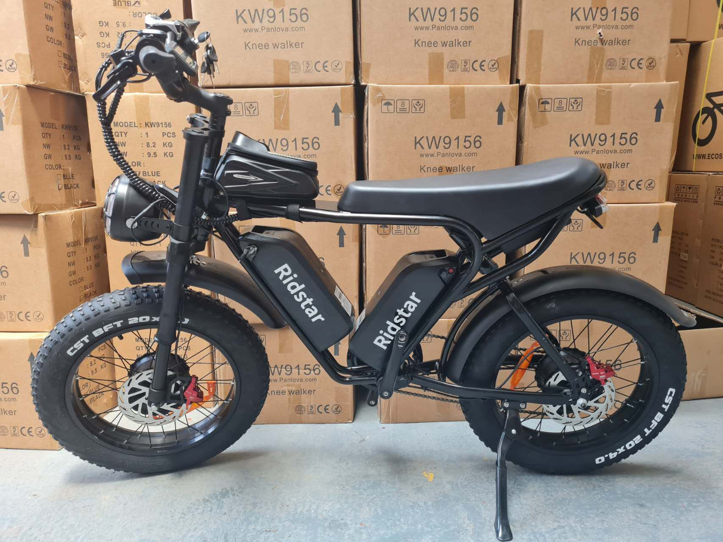 Ebike Dual Motor 2000W 52V 40AH 20'' Fat Tire Off Road Mountain MTB Electric Bike, Display model  £1000 off- Q20 Pro