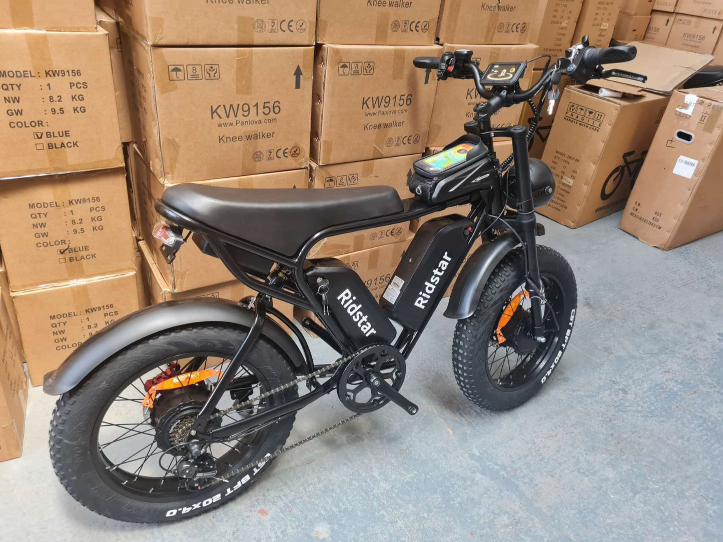 Ebike Dual Motor 2000W 52V 40AH 20'' Fat Tire Off Road Mountain MTB Electric Bike, Display model  £1000 off- Q20 Pro
