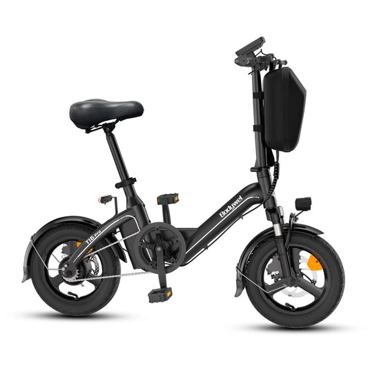14" All-Terrain Folding commuter bike,21kg, 36V 10Ah,25KM/H,Full Disc,Rack,Front Bag, £300 off-T16BL