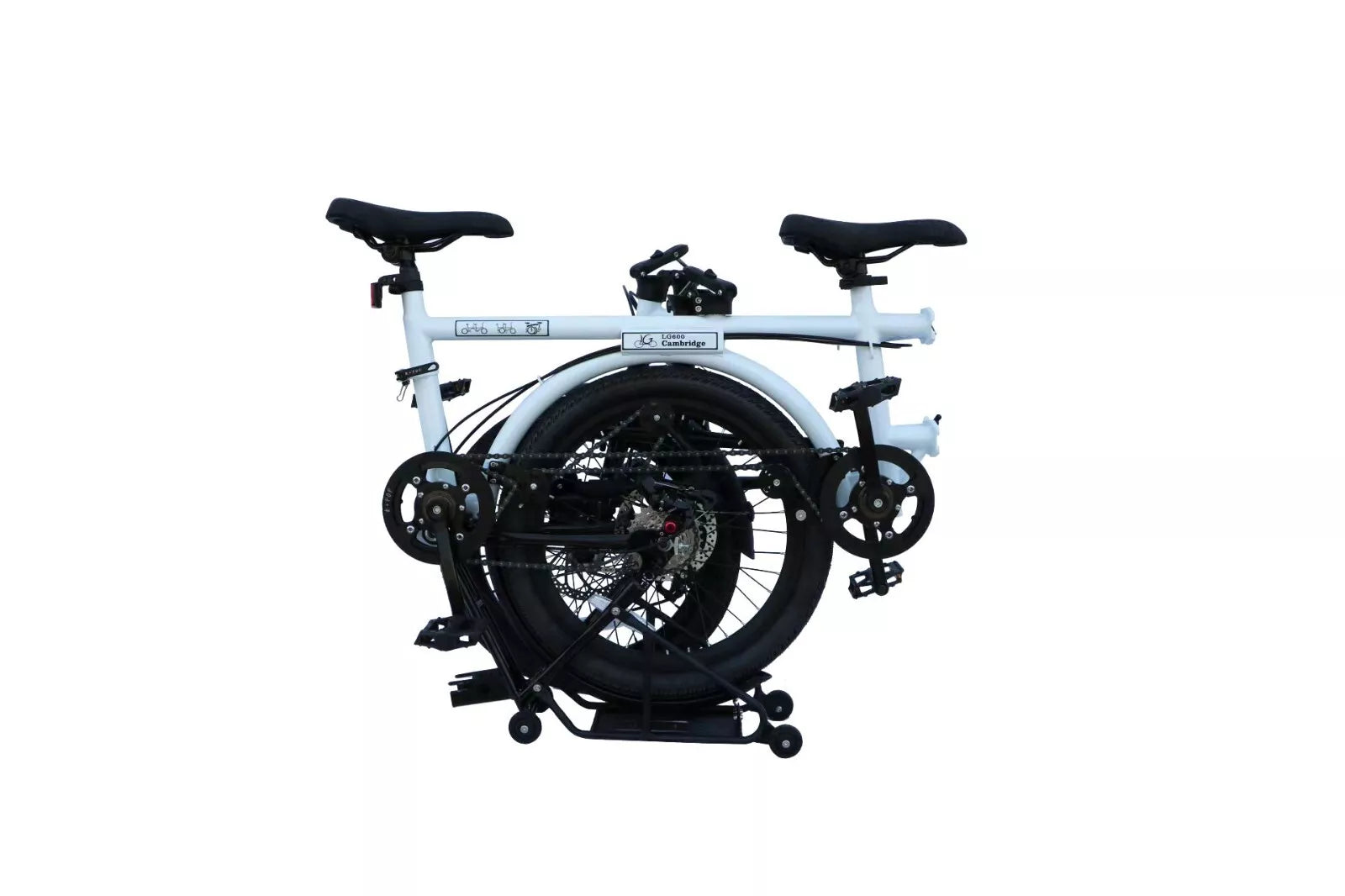 Ecosmo folding tandem hotsell